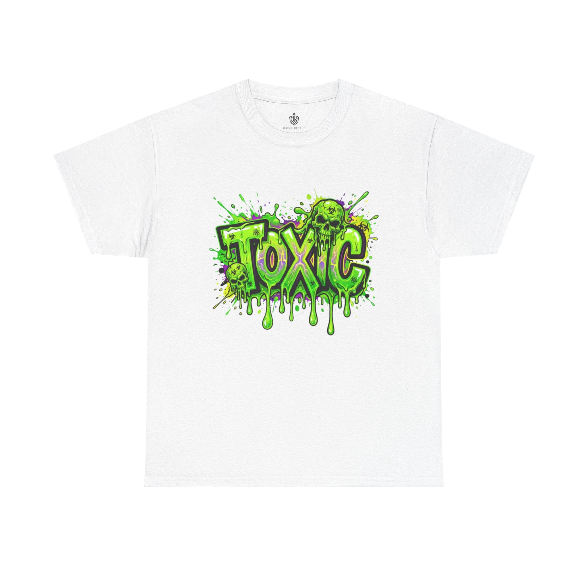 TOXIC Neon Graffiti Drip T-Shirt