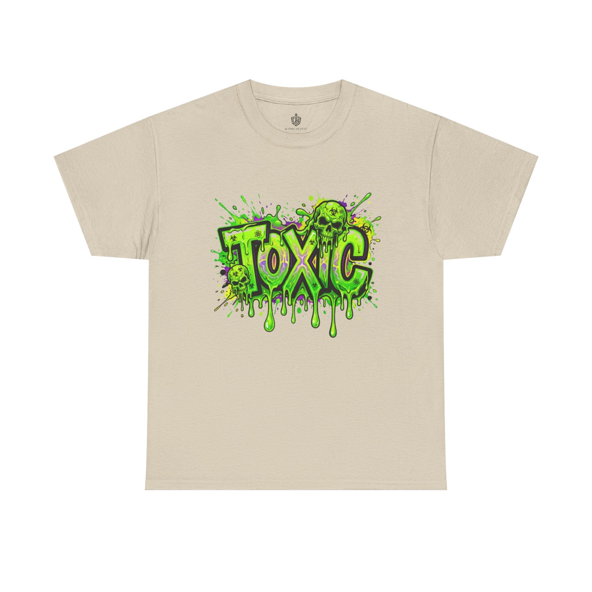 TOXIC Neon Graffiti Drip T-Shirt