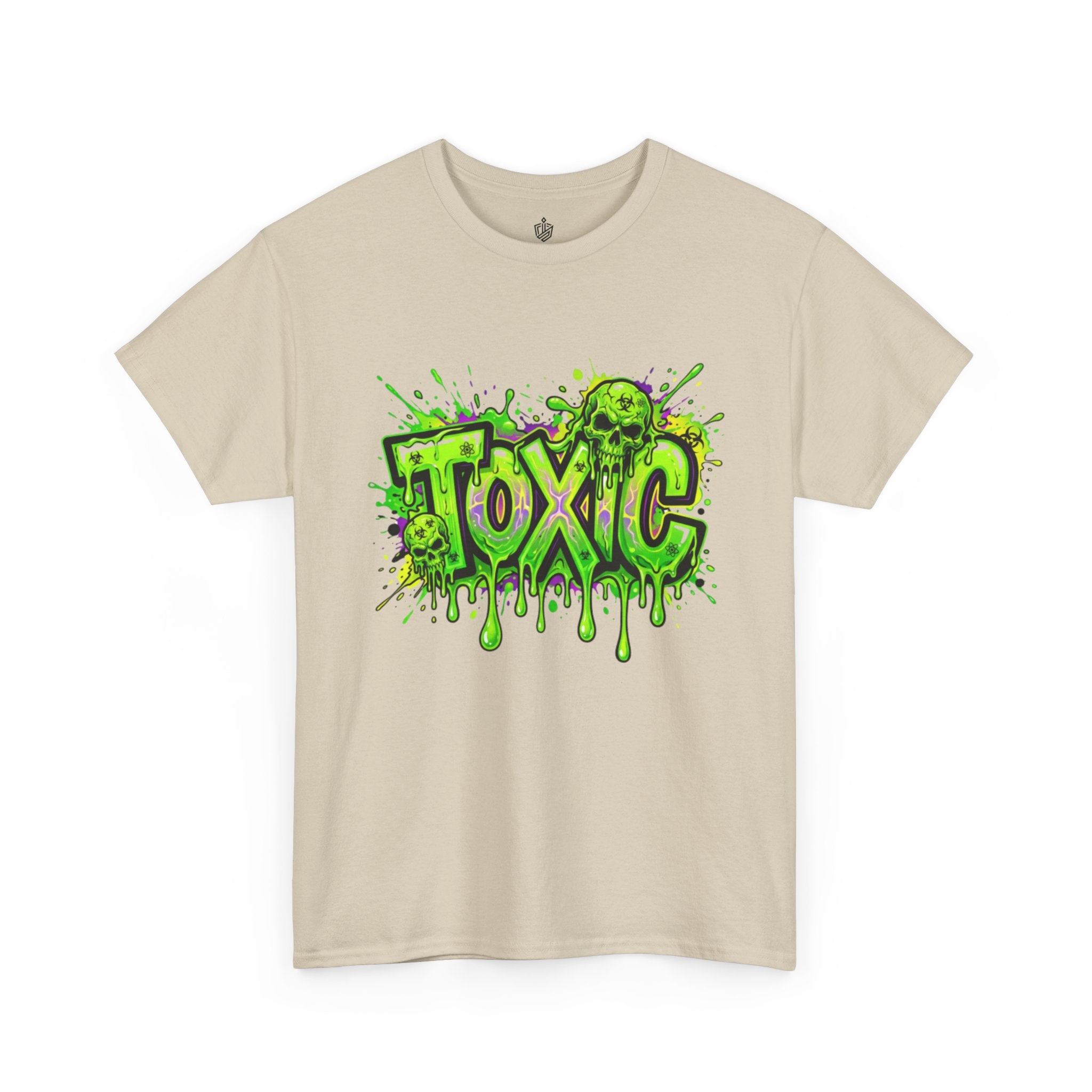 TOXIC Neon Graffiti Drip T-Shirt