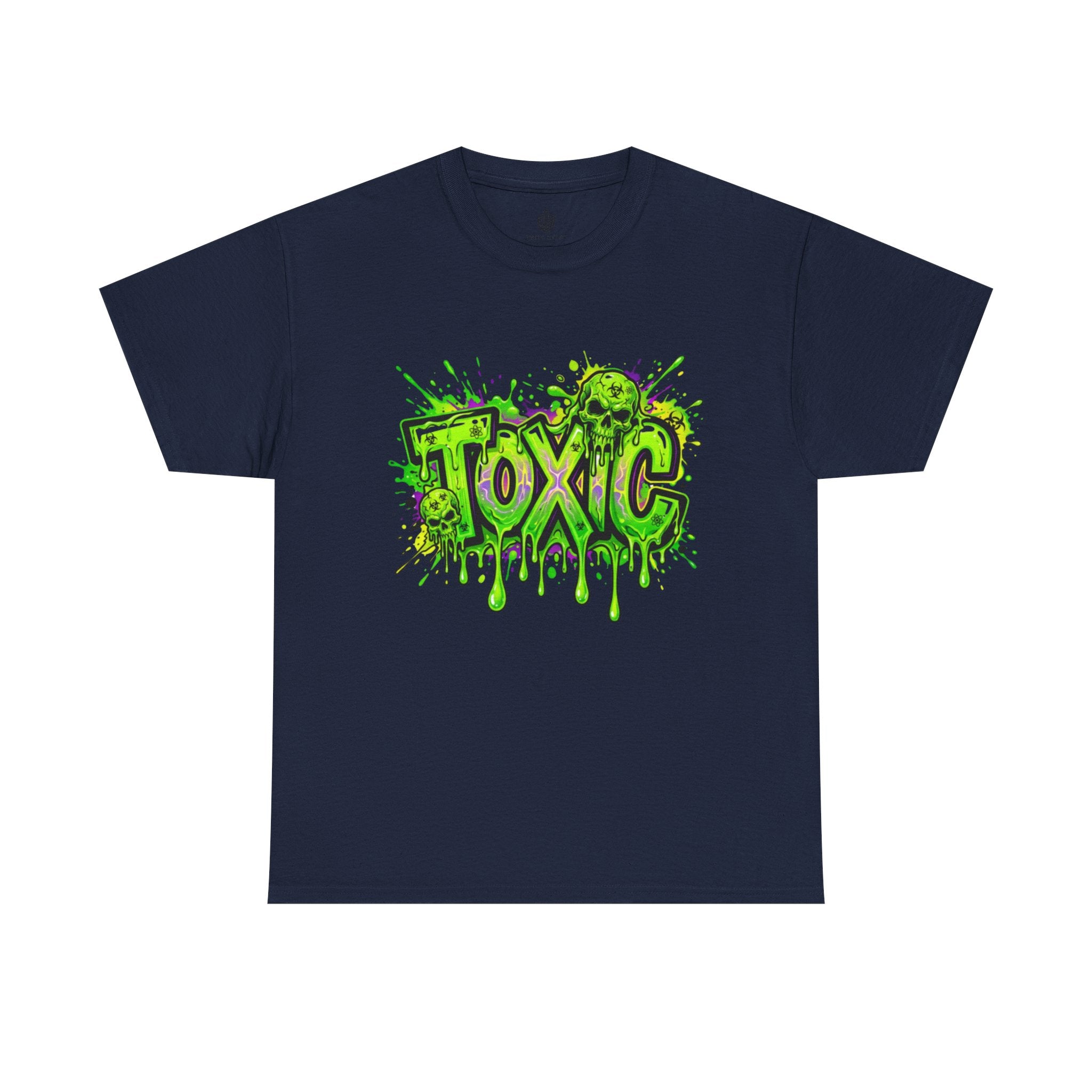 TOXIC Neon Graffiti Drip T-Shirt