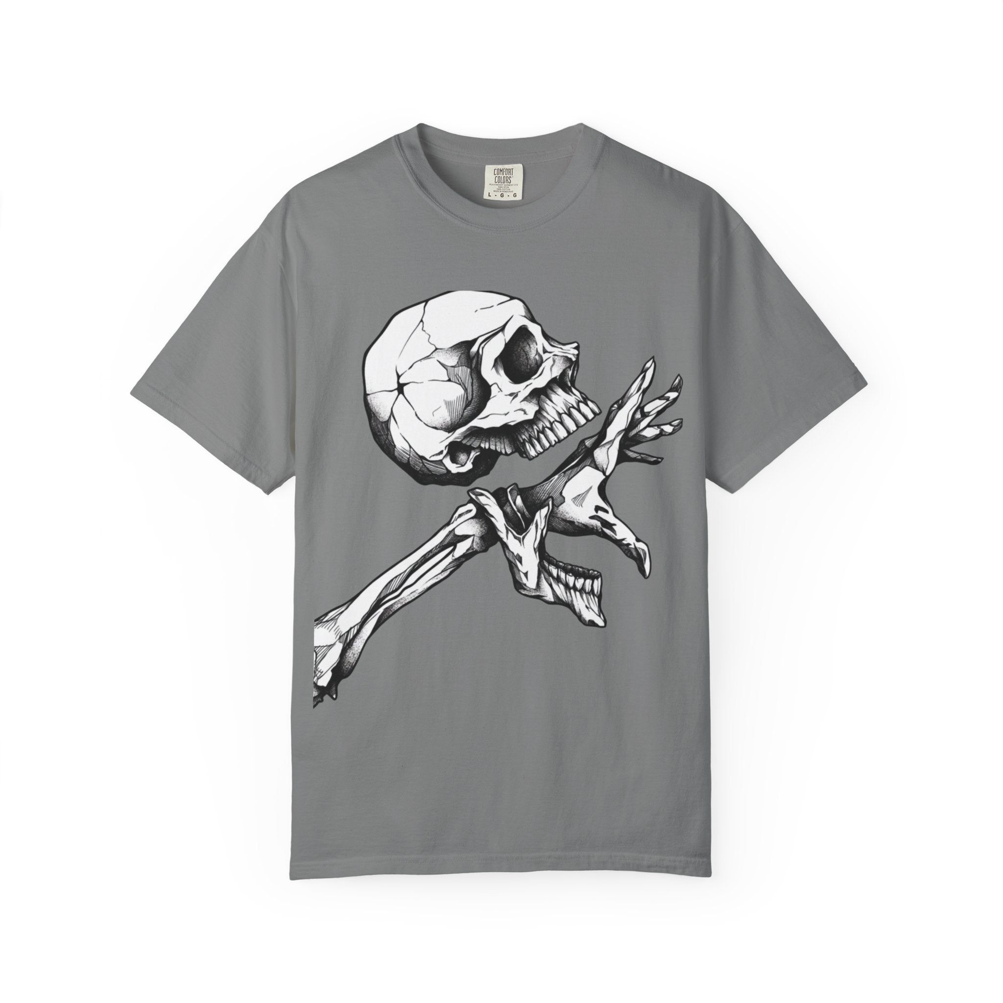 Skull & Hand Vintage Gothic Skeleton Tee