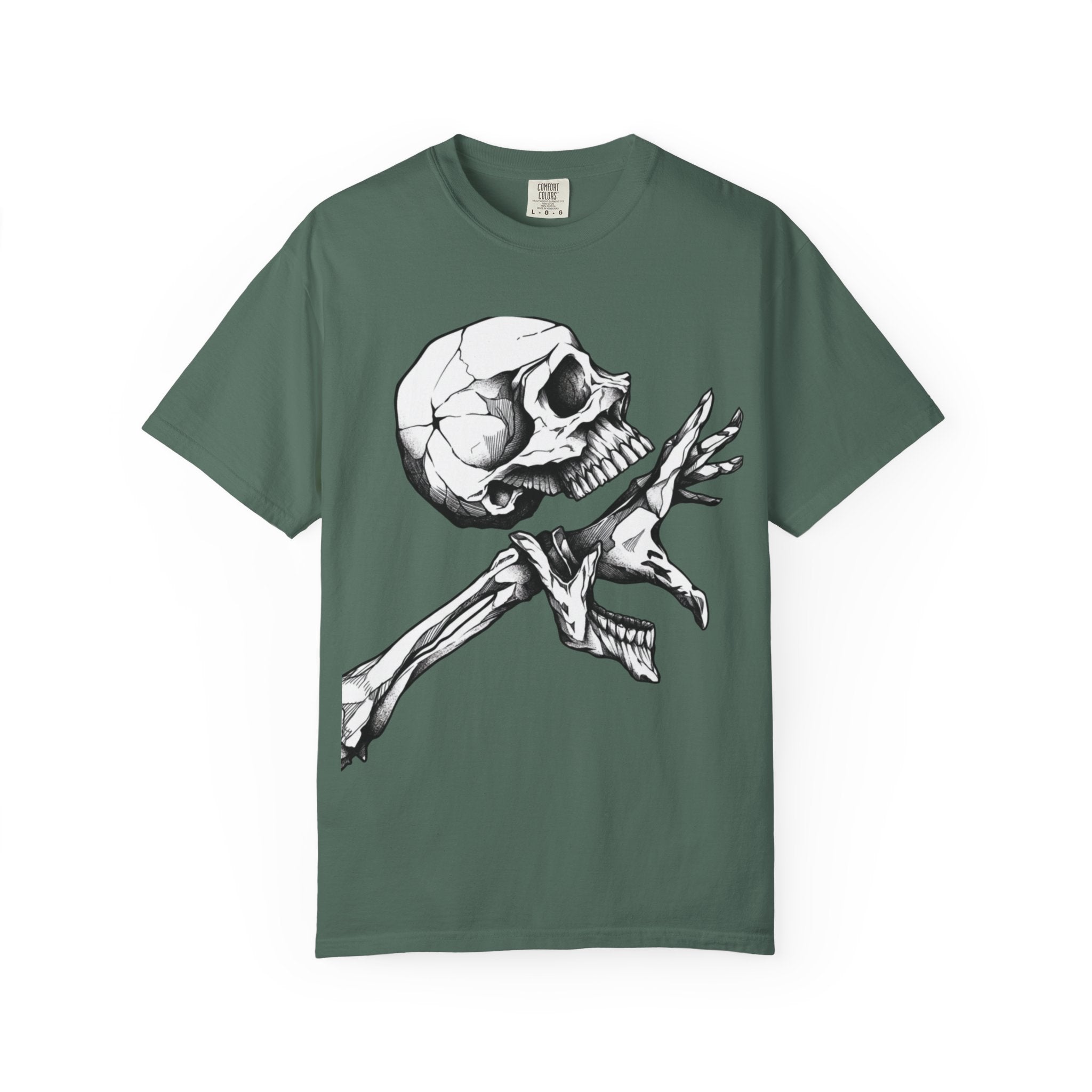 Skull & Hand Vintage Gothic Skeleton Tee