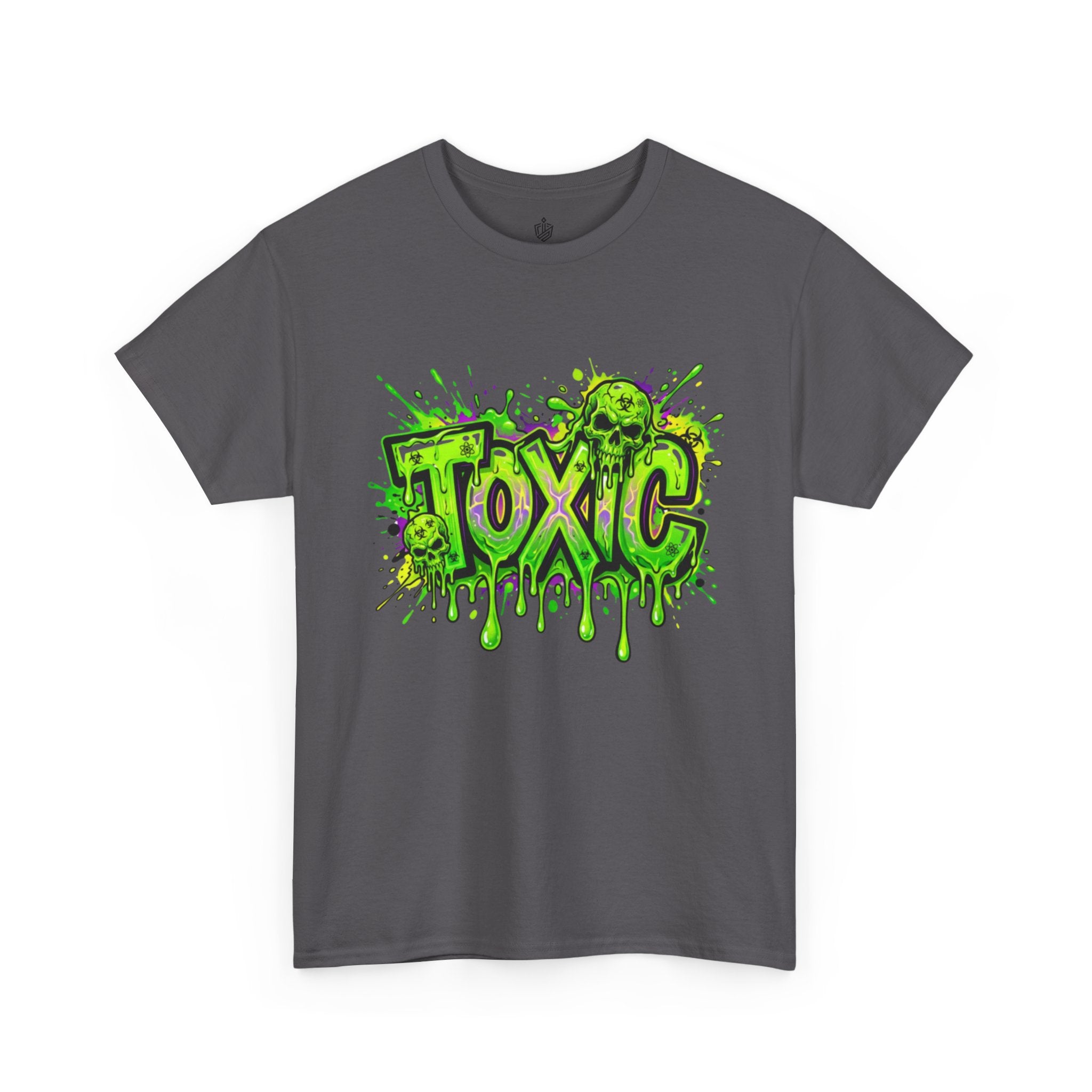 TOXIC Neon Graffiti Drip T-Shirt