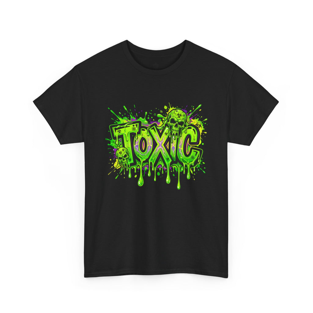 TOXIC Neon Graffiti Drip T-Shirt