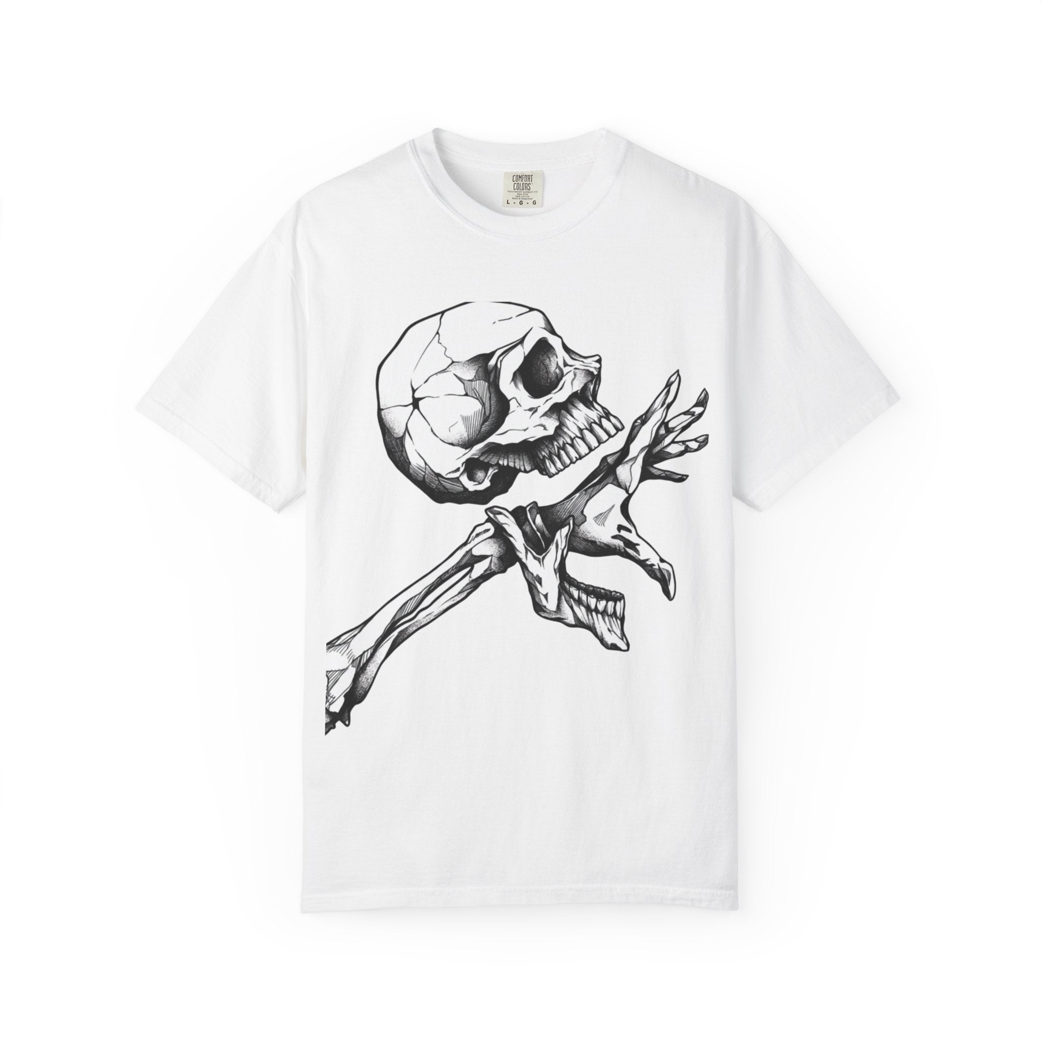 Skull & Hand Vintage Gothic Skeleton Tee