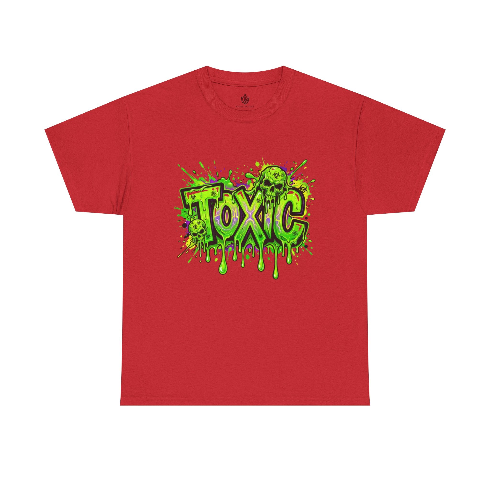 TOXIC Neon Graffiti Drip T-Shirt