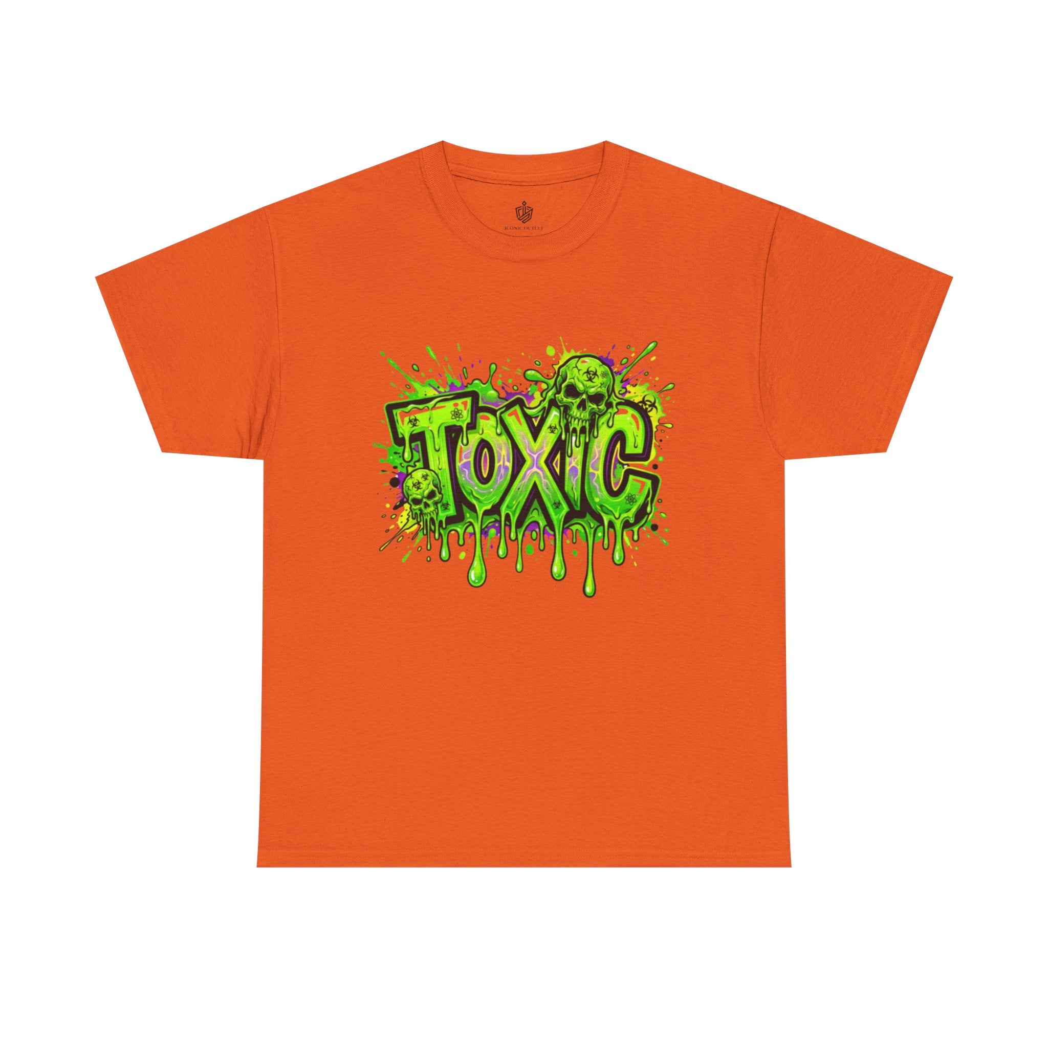 TOXIC Neon Graffiti Drip T-Shirt