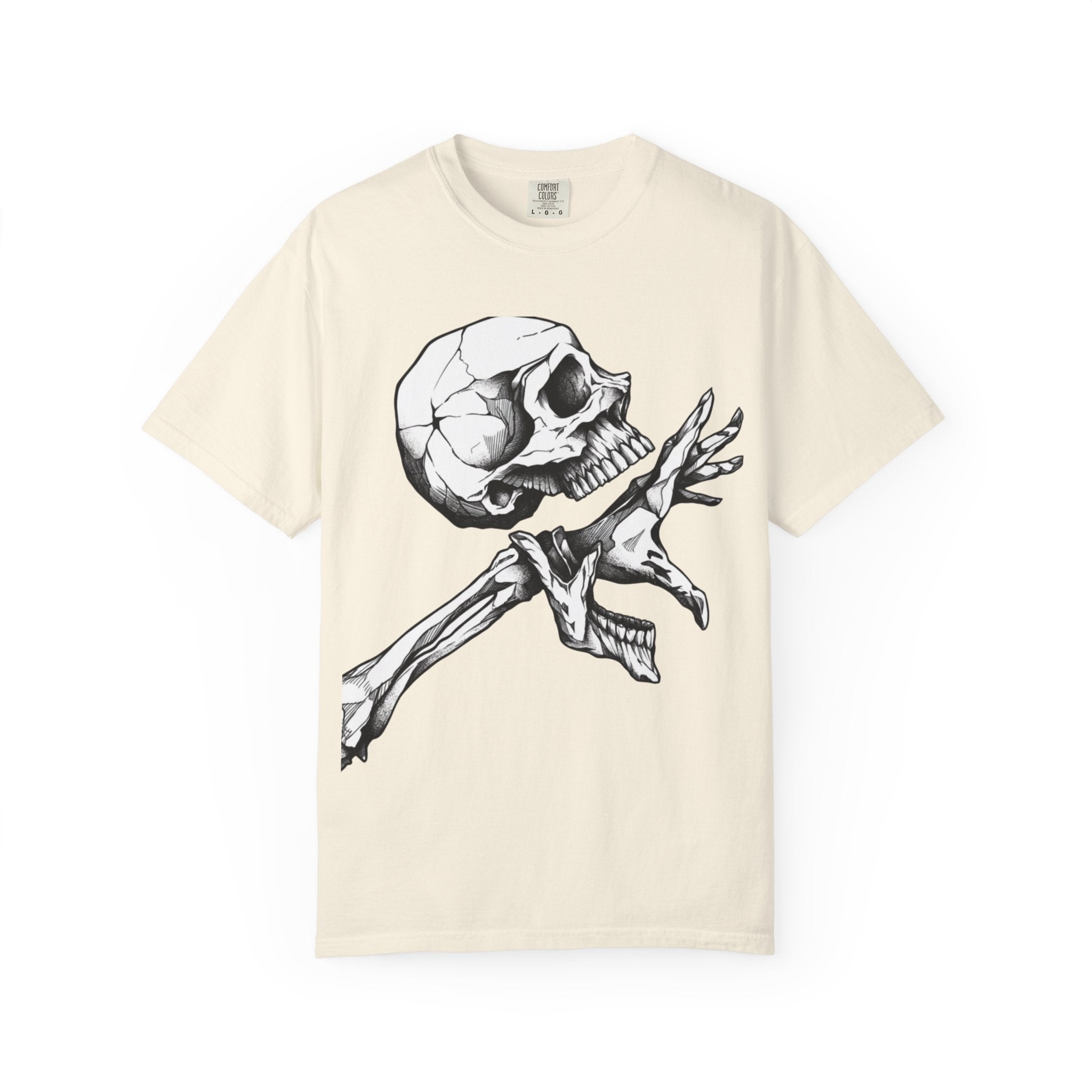 Skull & Hand Vintage Gothic Skeleton Tee
