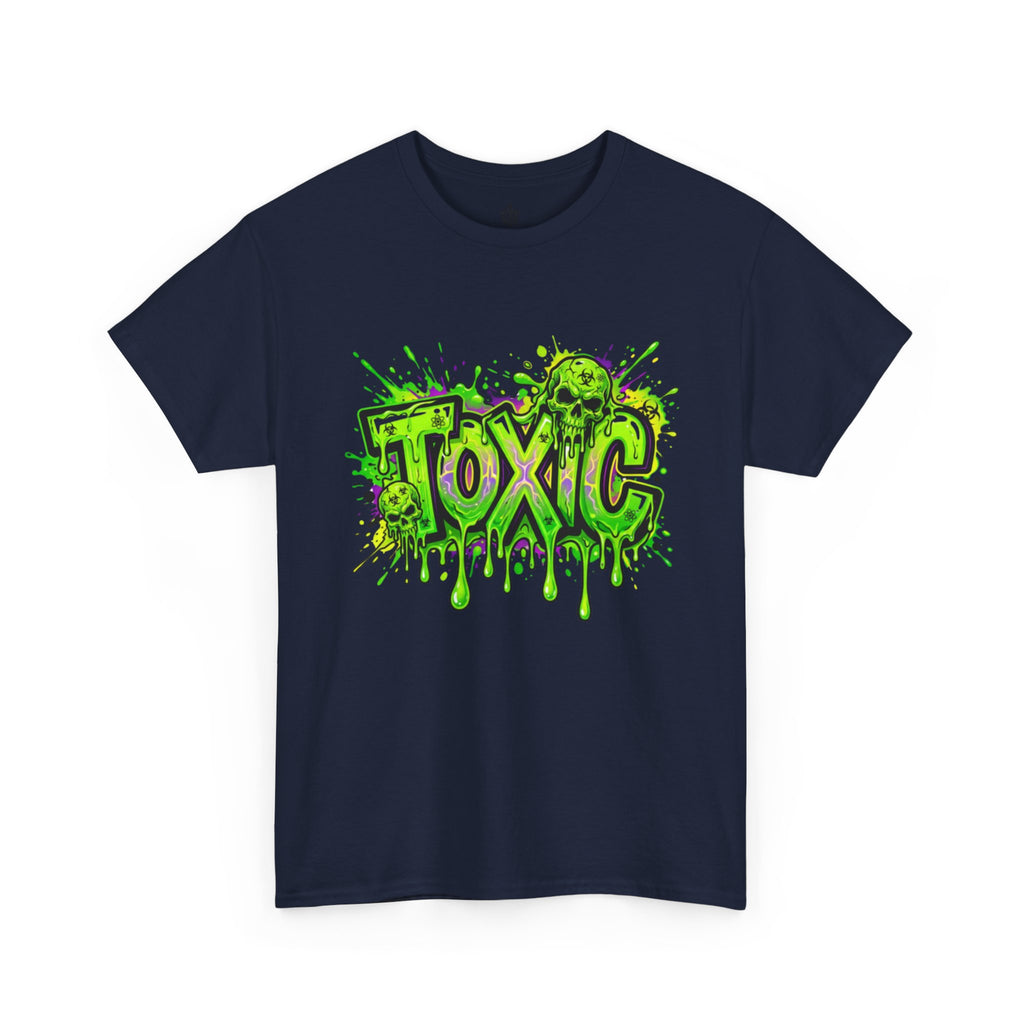 TOXIC Neon Graffiti Drip T-Shirt