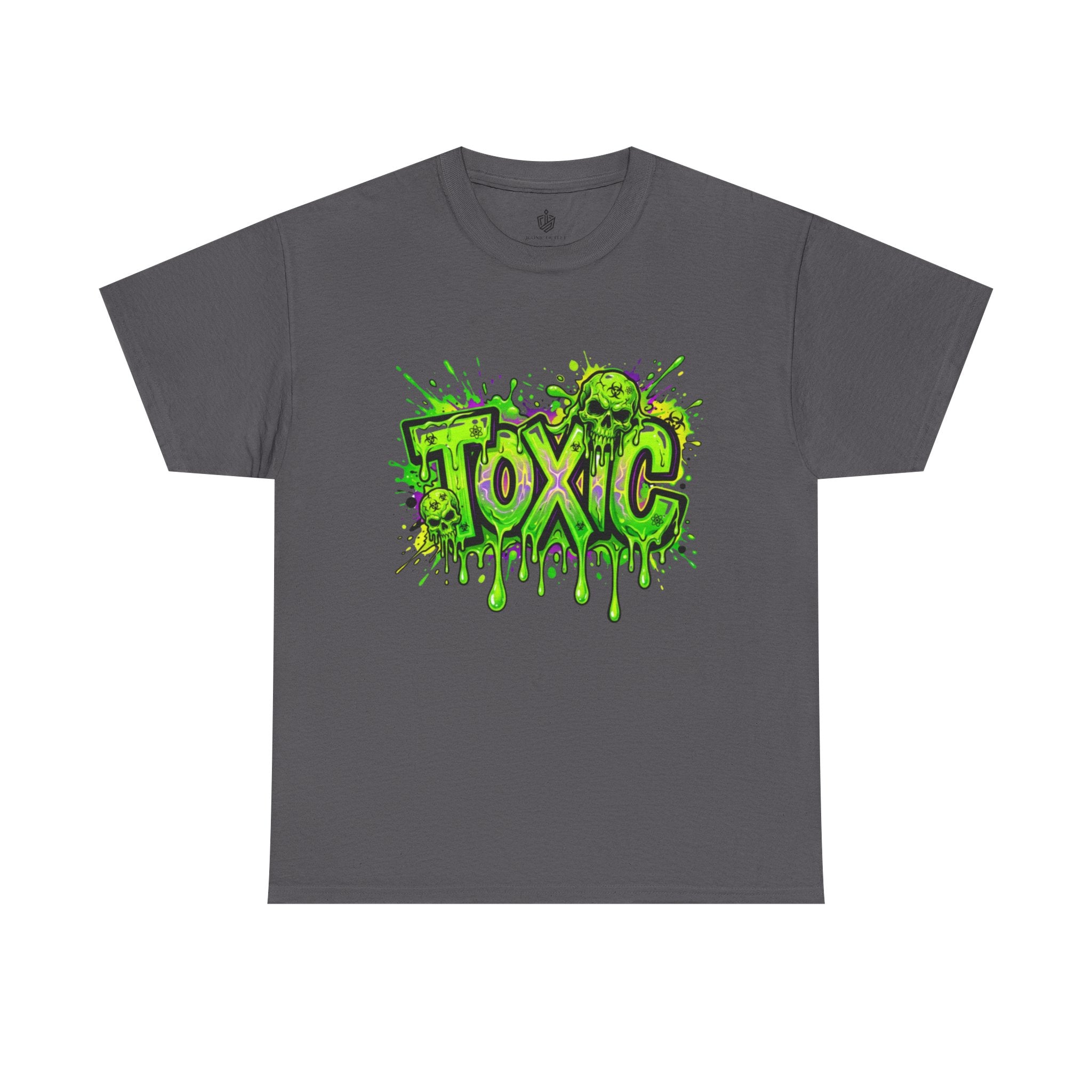 TOXIC Neon Graffiti Drip T-Shirt