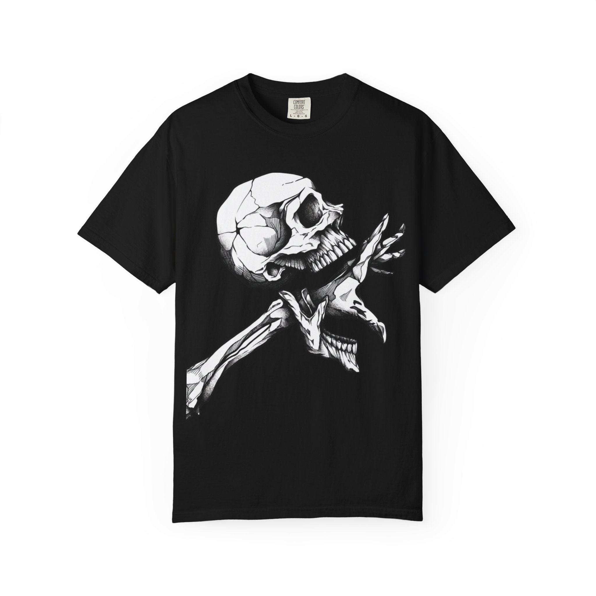 Skull & Hand Vintage Gothic Skeleton Tee