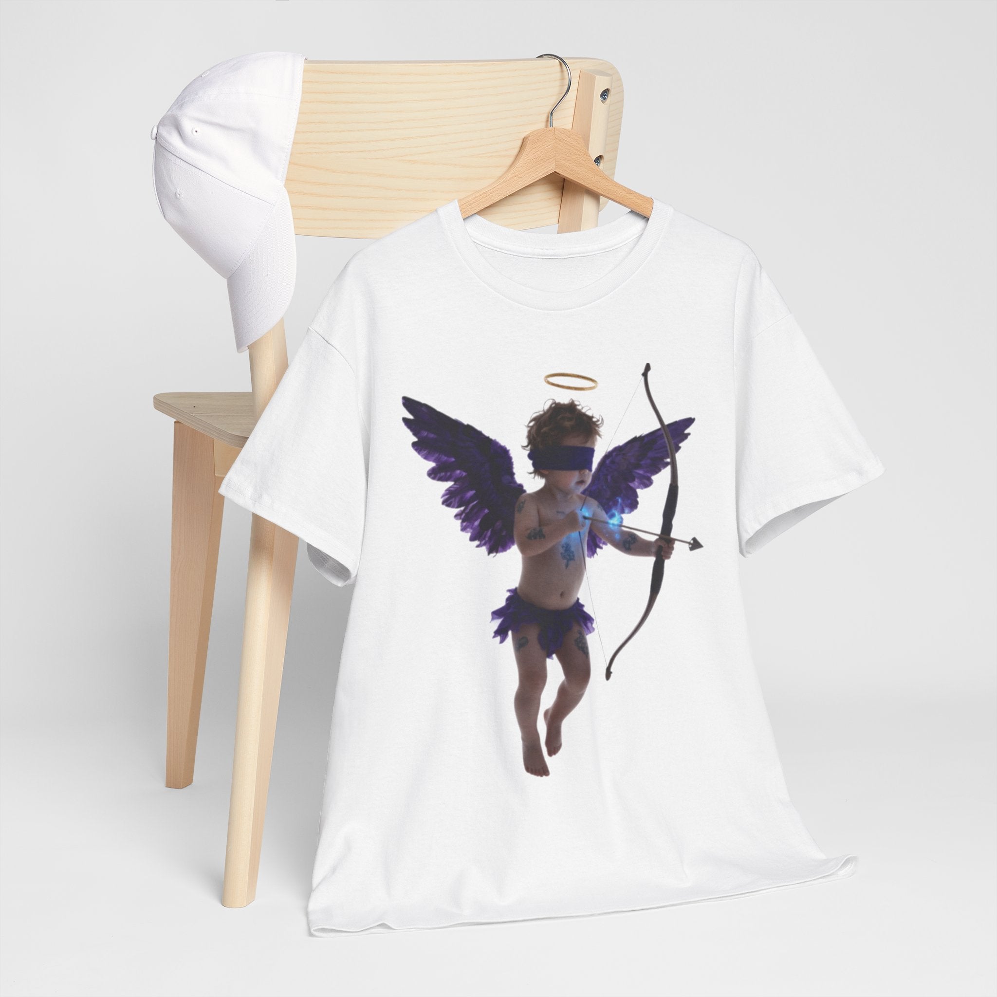 Celestial Cupid Graphic T-Shirt