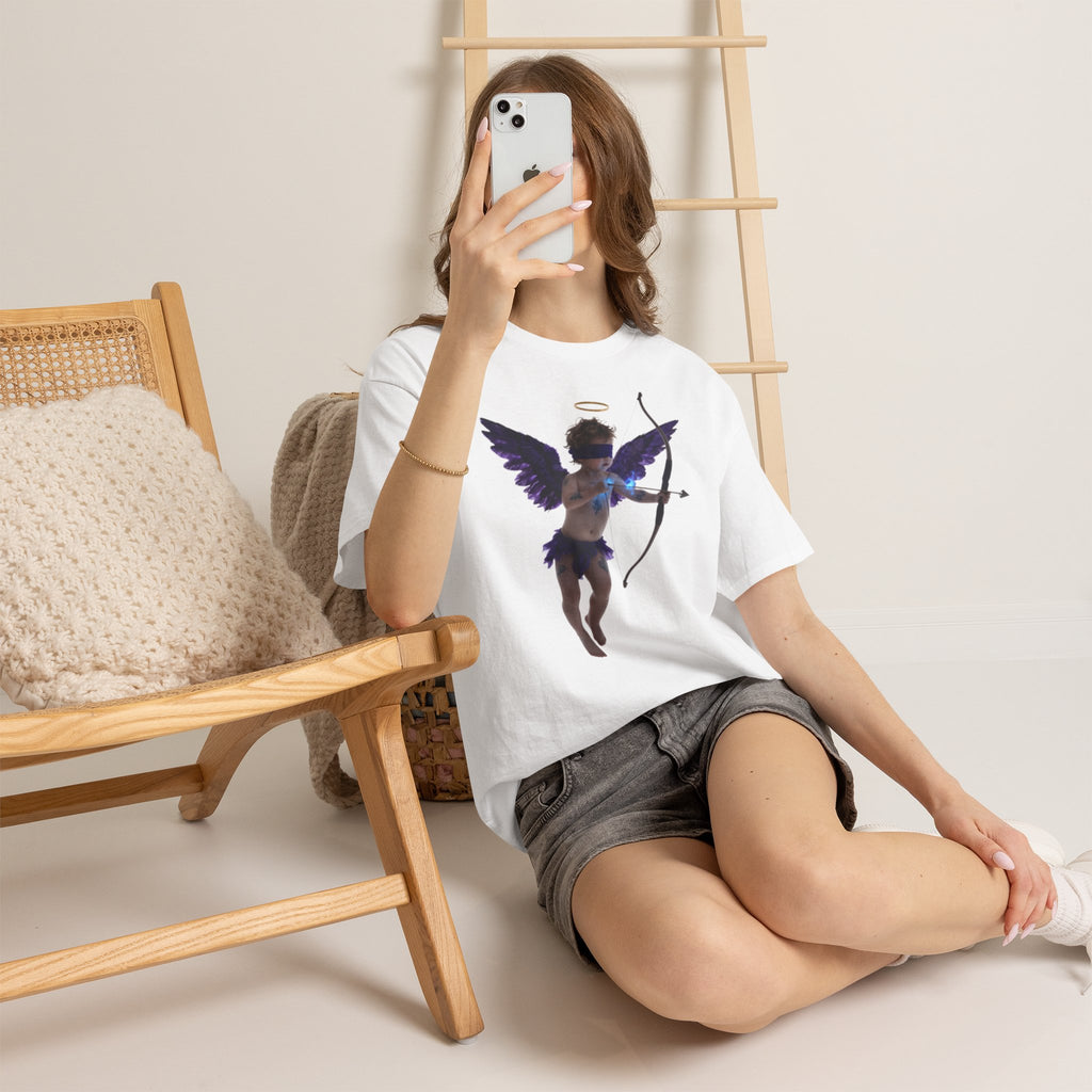 Celestial Cupid Graphic T-Shirt