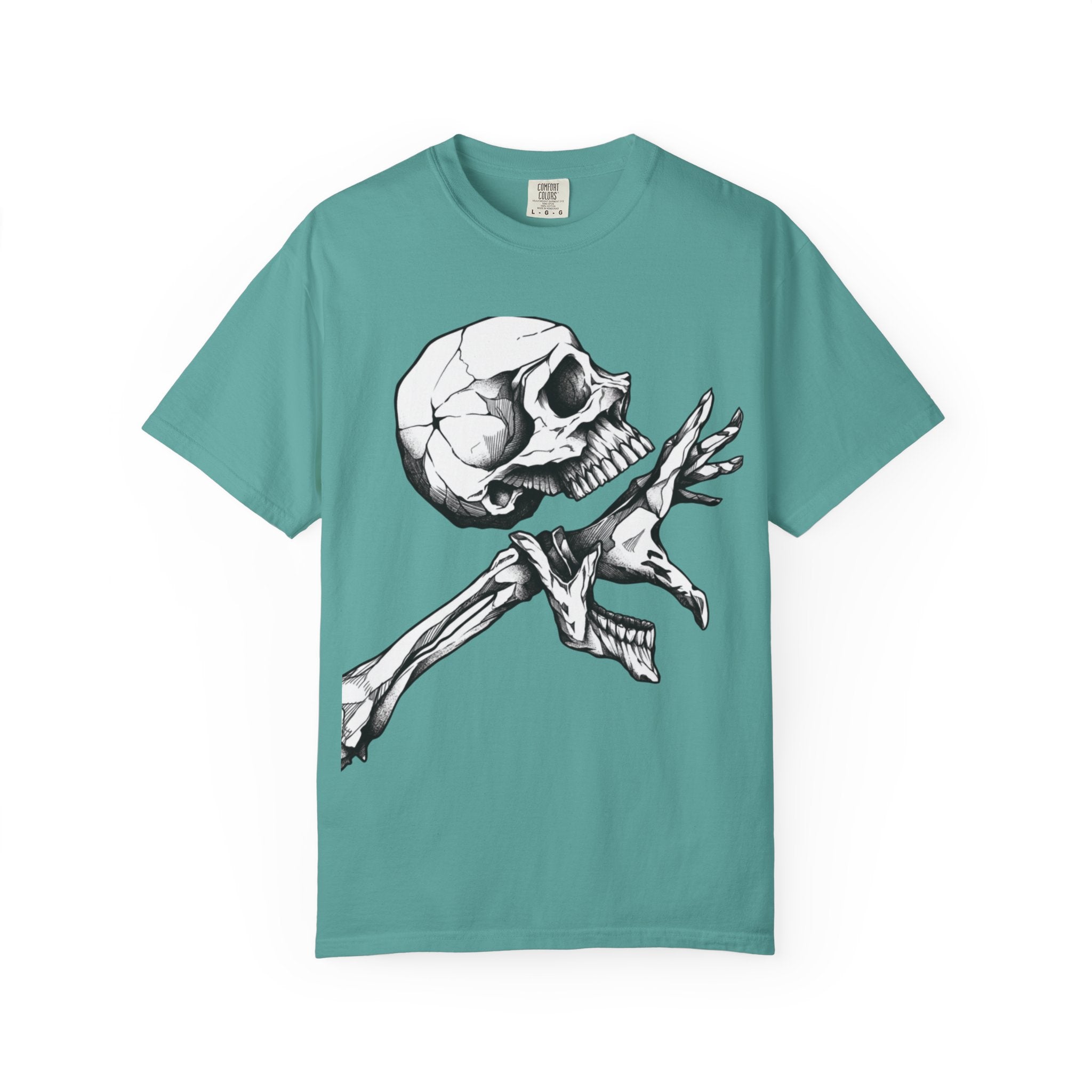 Skull & Hand Vintage Gothic Skeleton Tee