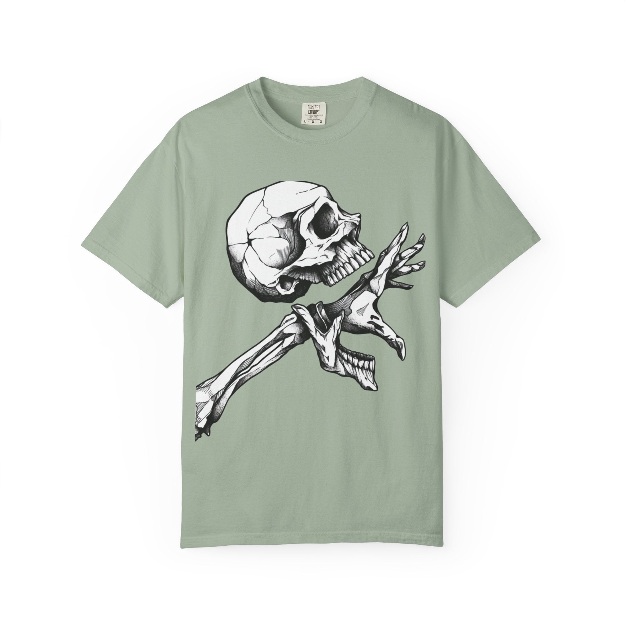 Skull & Hand Vintage Gothic Skeleton Tee