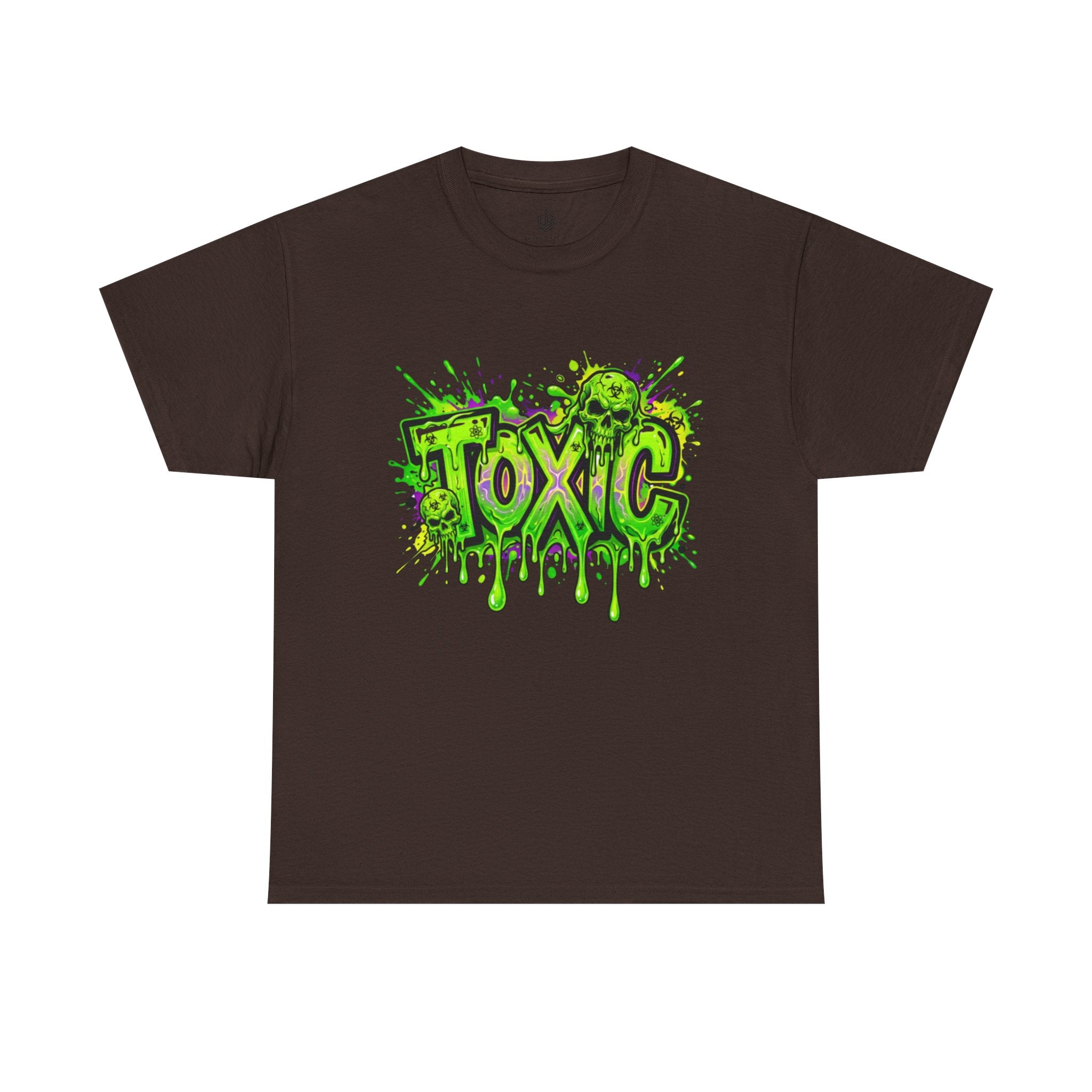 TOXIC Neon Graffiti Drip T-Shirt