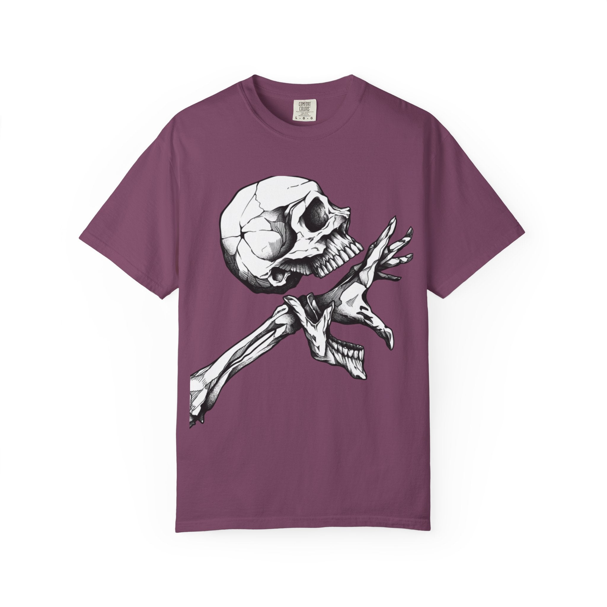 Skull & Hand Vintage Gothic Skeleton Tee