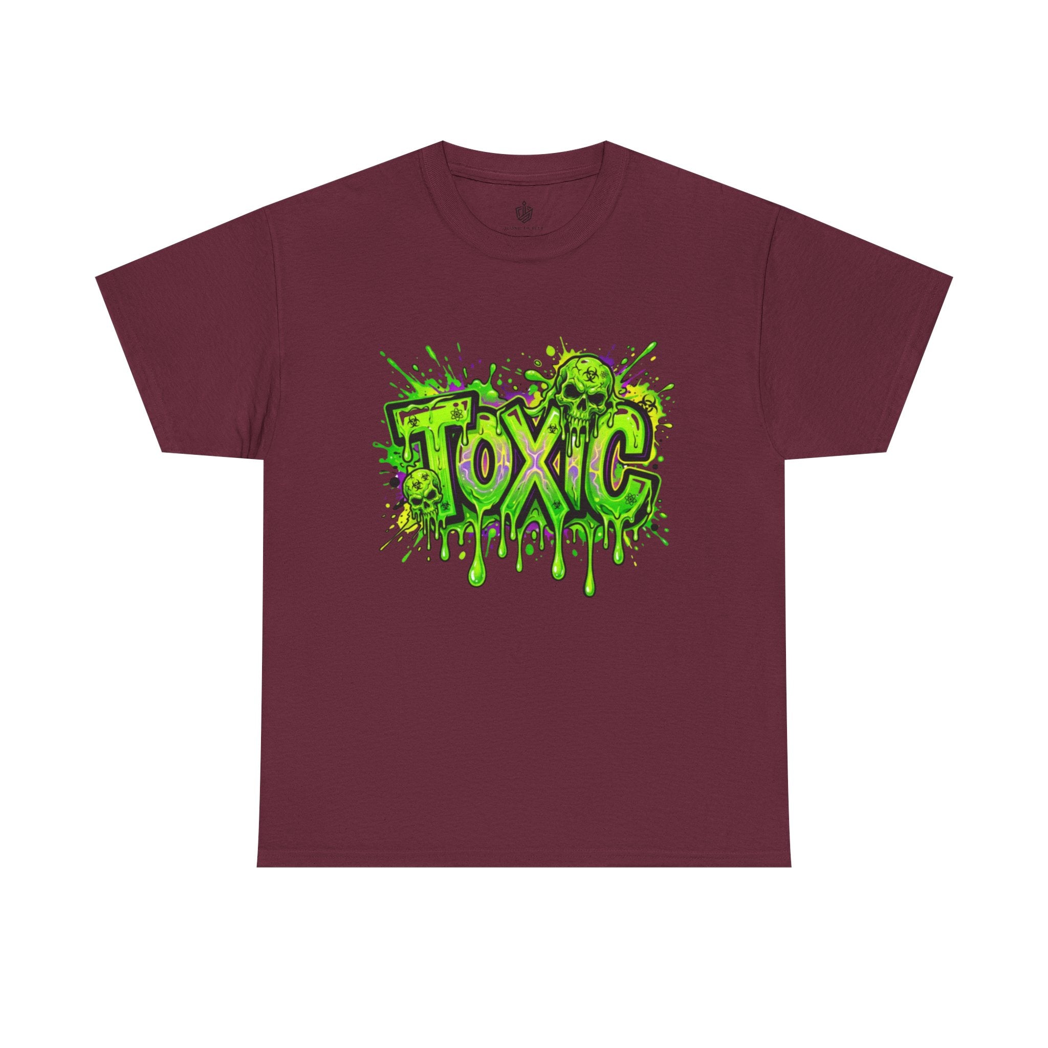 TOXIC Neon Graffiti Drip T-Shirt