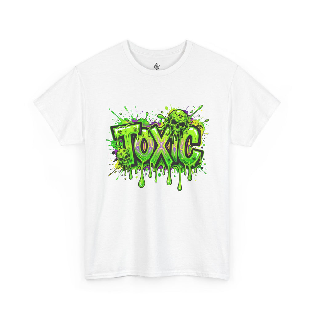 TOXIC Neon Graffiti Drip T-Shirt