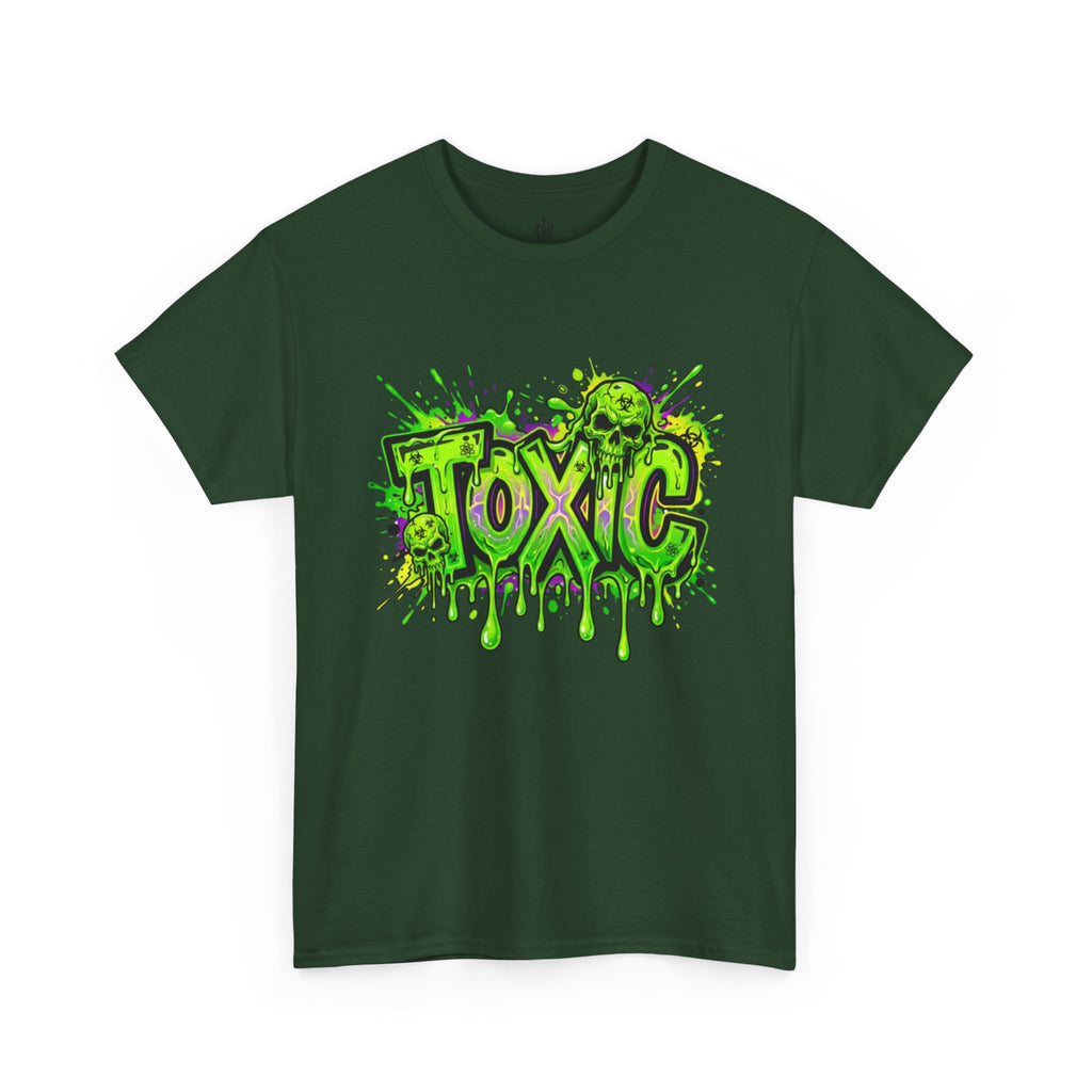 TOXIC Neon Graffiti Drip T-Shirt