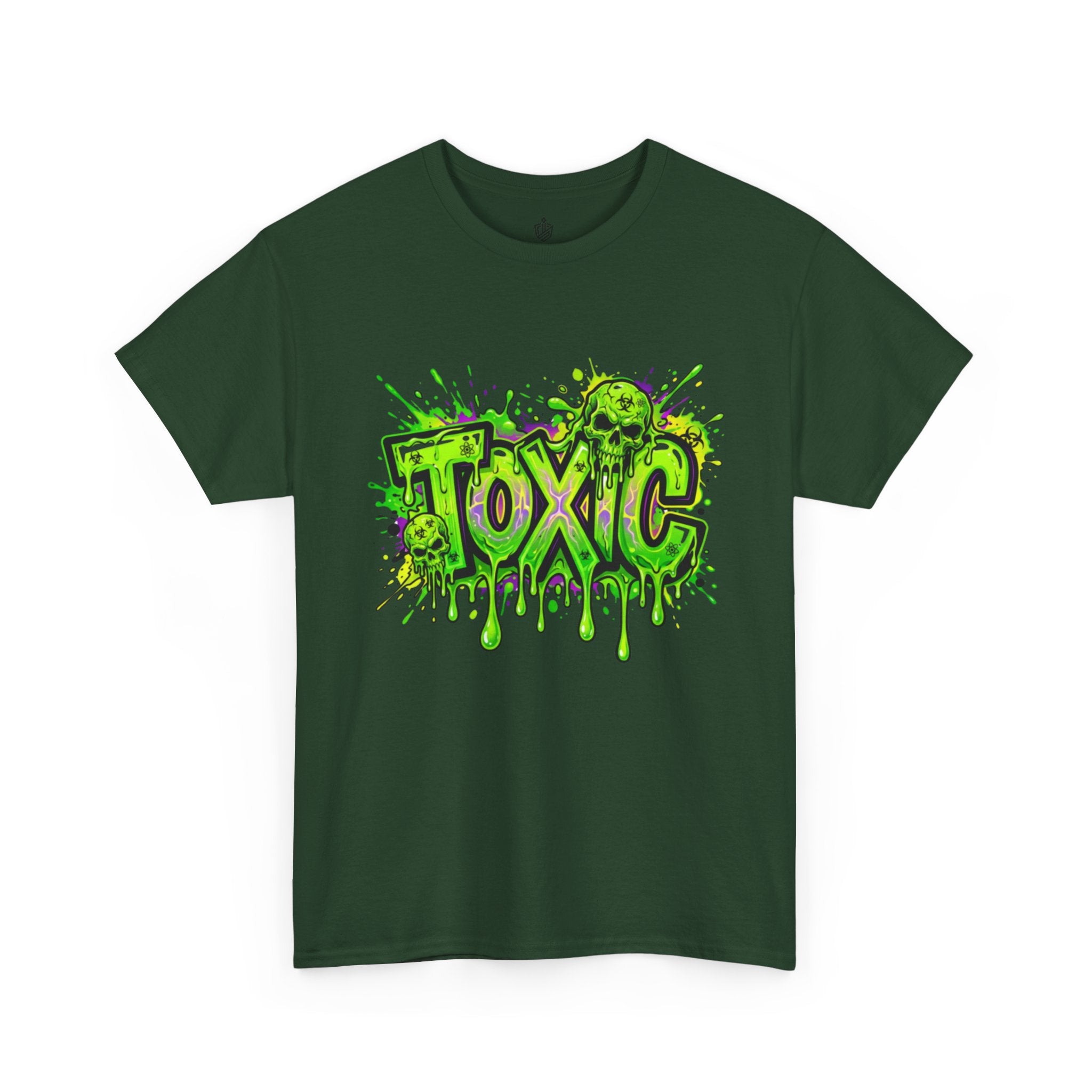 TOXIC Neon Graffiti Drip T-Shirt