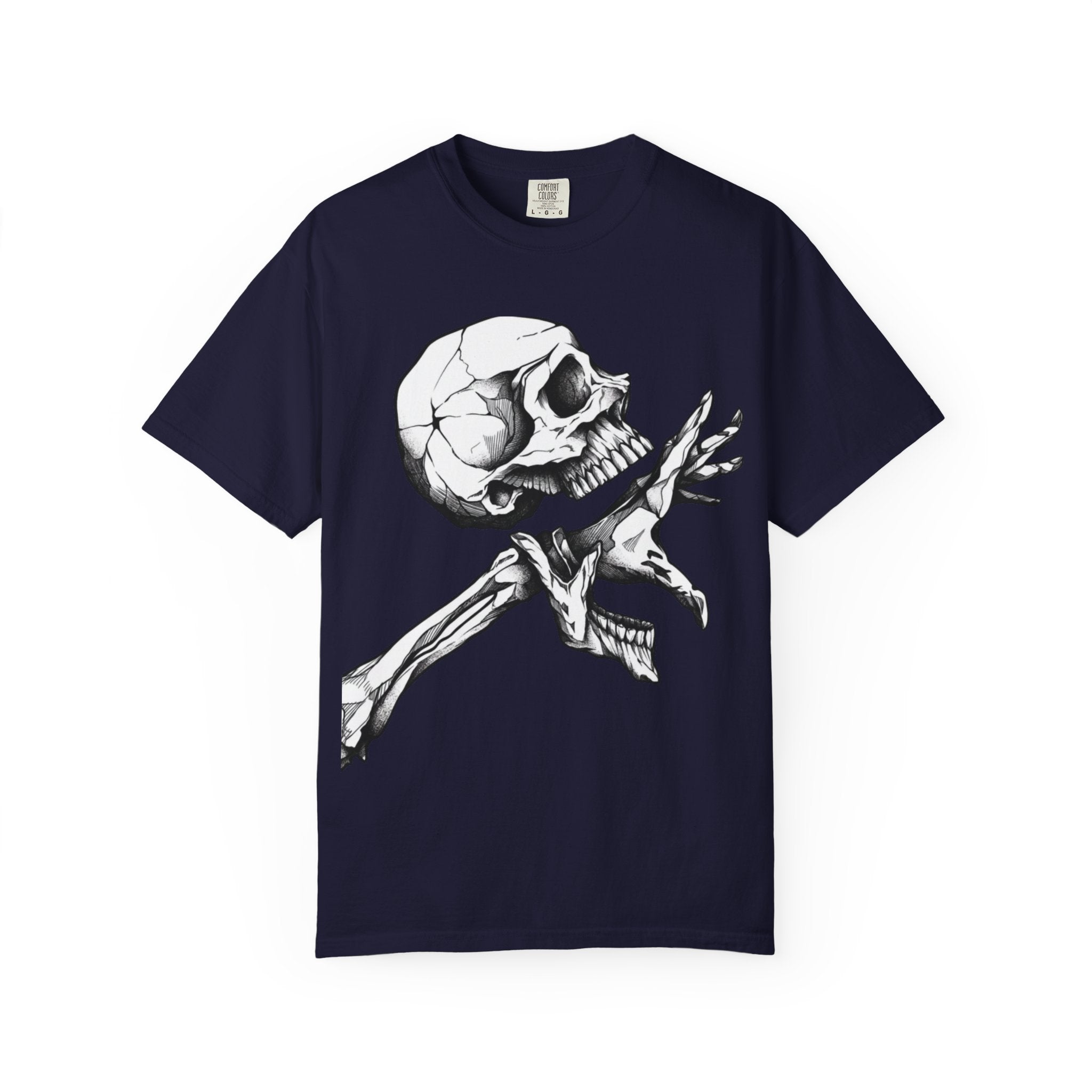 Skull & Hand Vintage Gothic Skeleton Tee