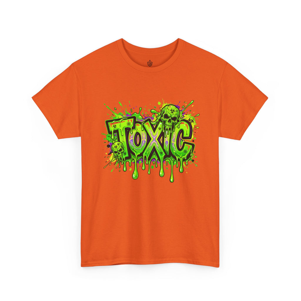 TOXIC Neon Graffiti Drip T-Shirt