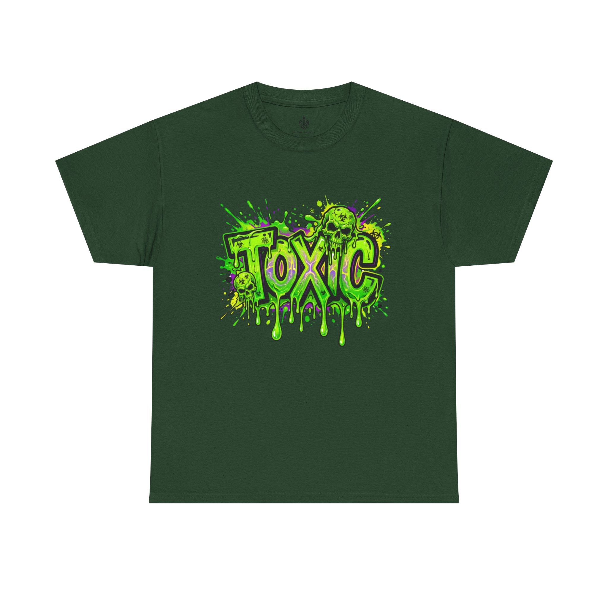 TOXIC Neon Graffiti Drip T-Shirt