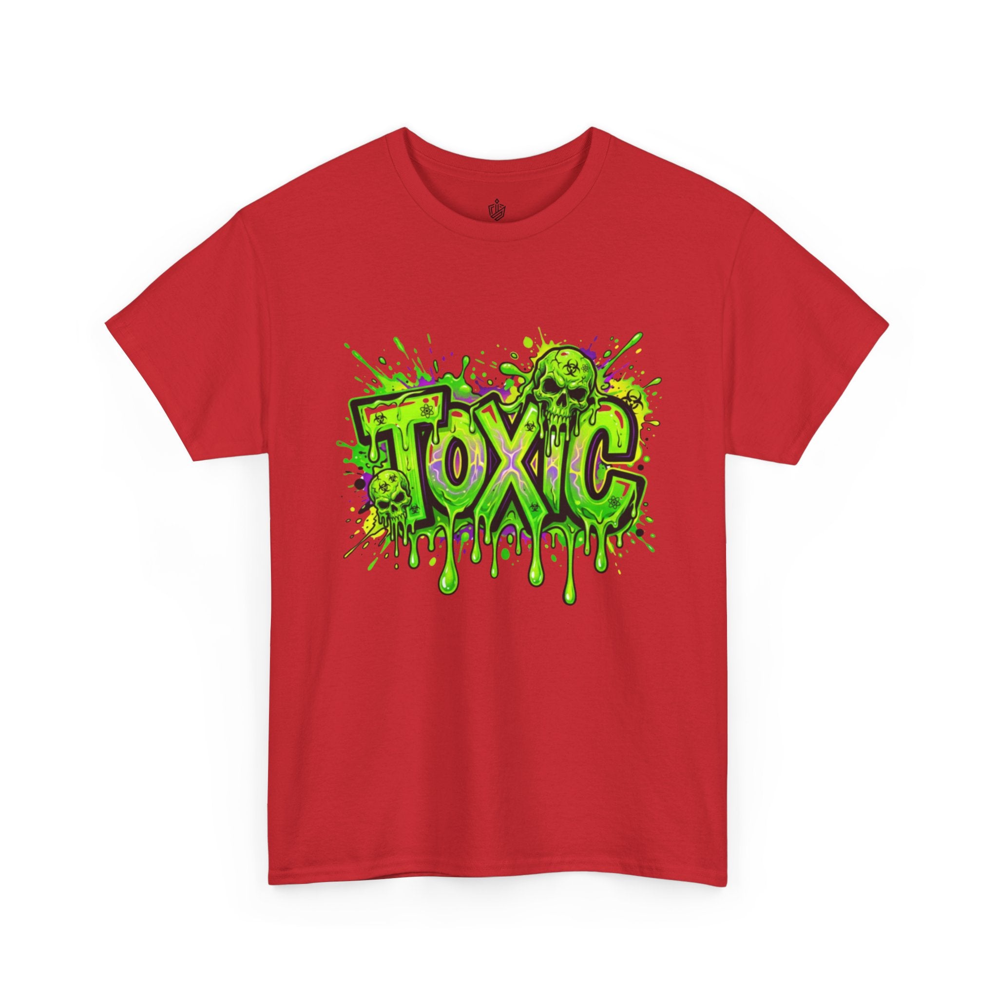 TOXIC Neon Graffiti Drip T-Shirt