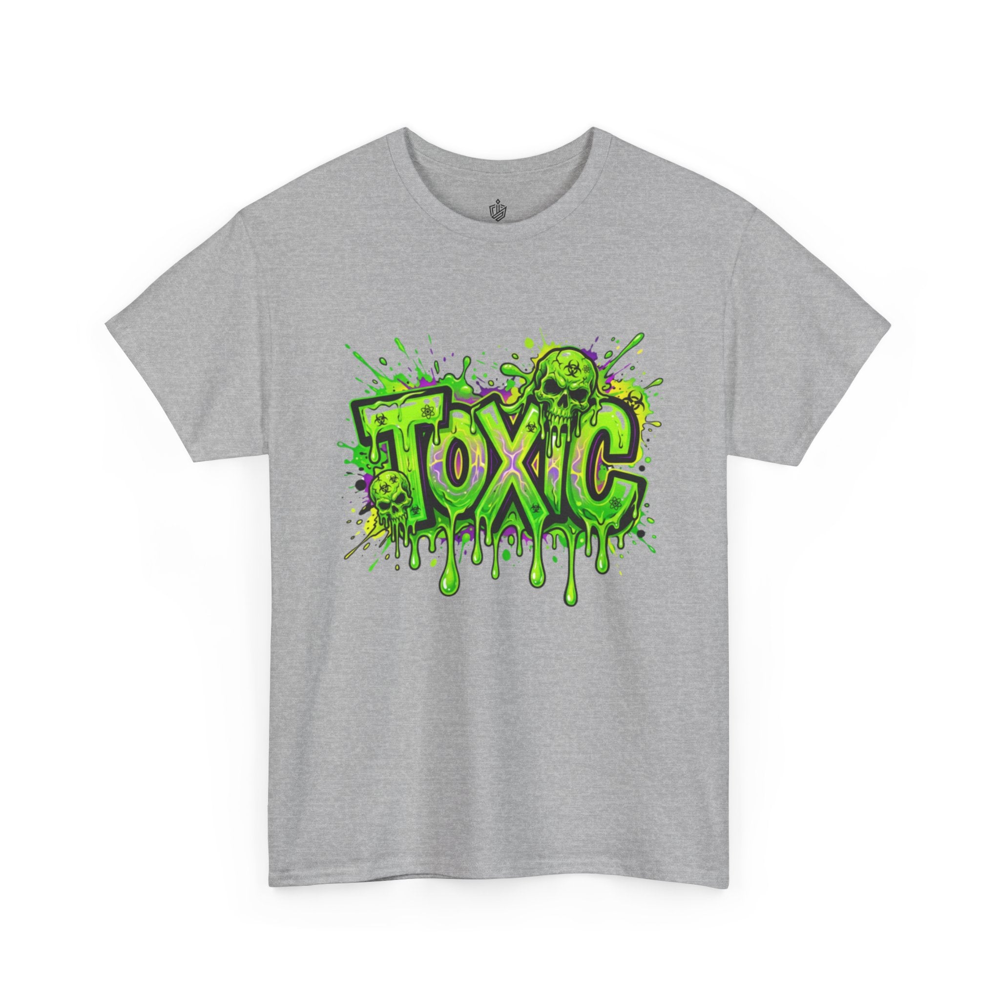 TOXIC Neon Graffiti Drip T-Shirt