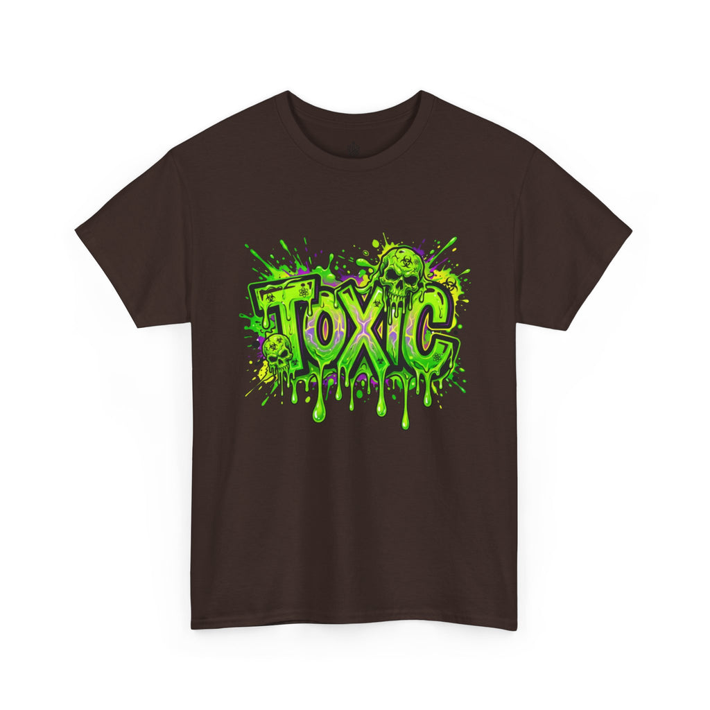 TOXIC Neon Graffiti Drip T-Shirt
