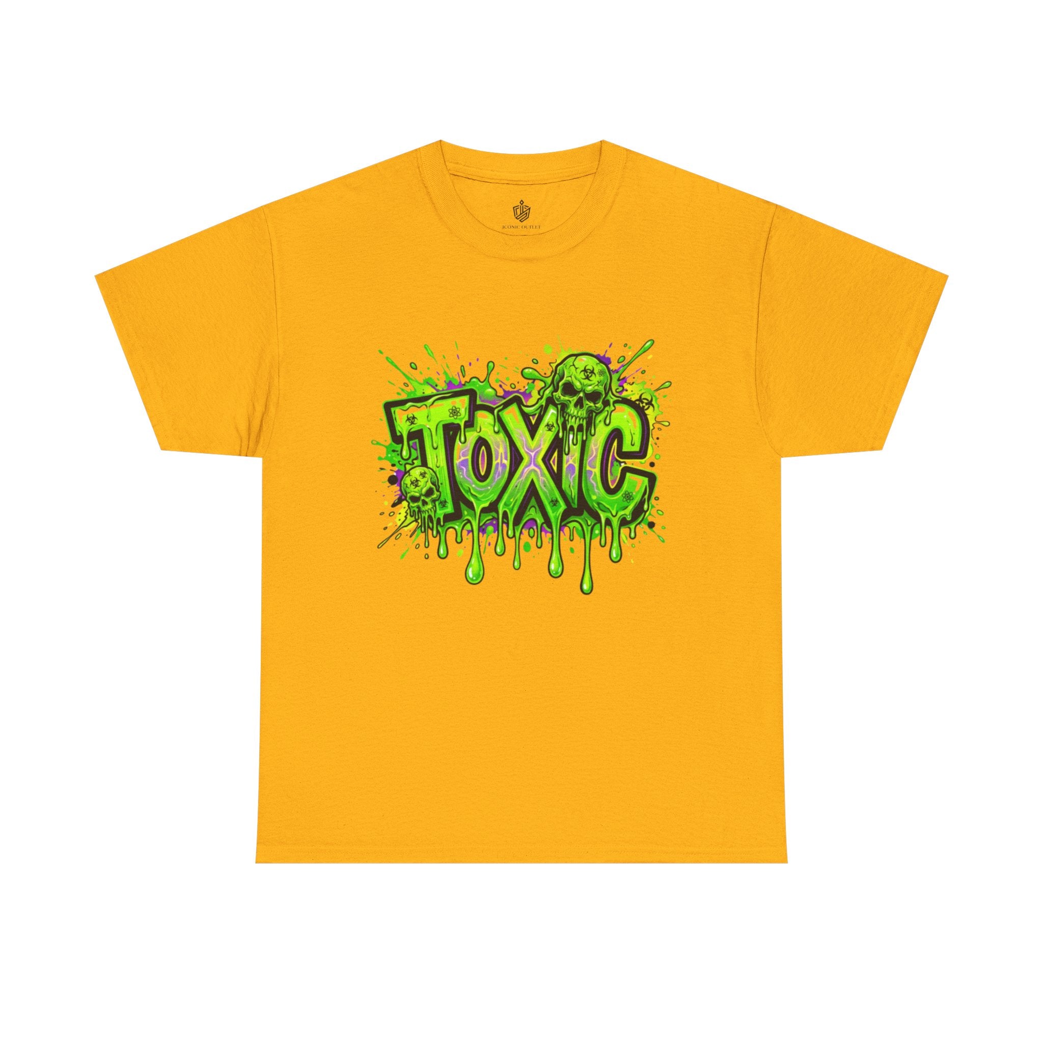 TOXIC Neon Graffiti Drip T-Shirt