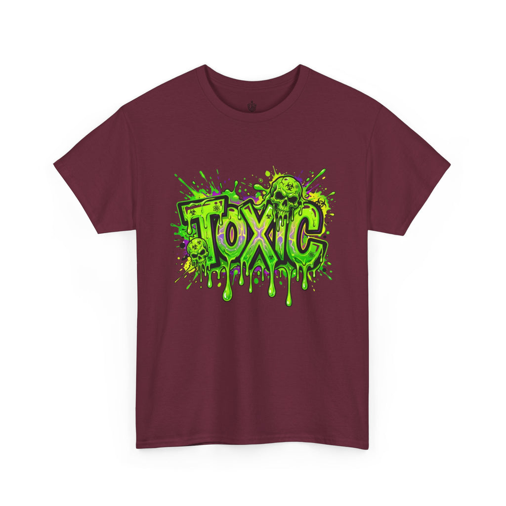 TOXIC Neon Graffiti Drip T-Shirt