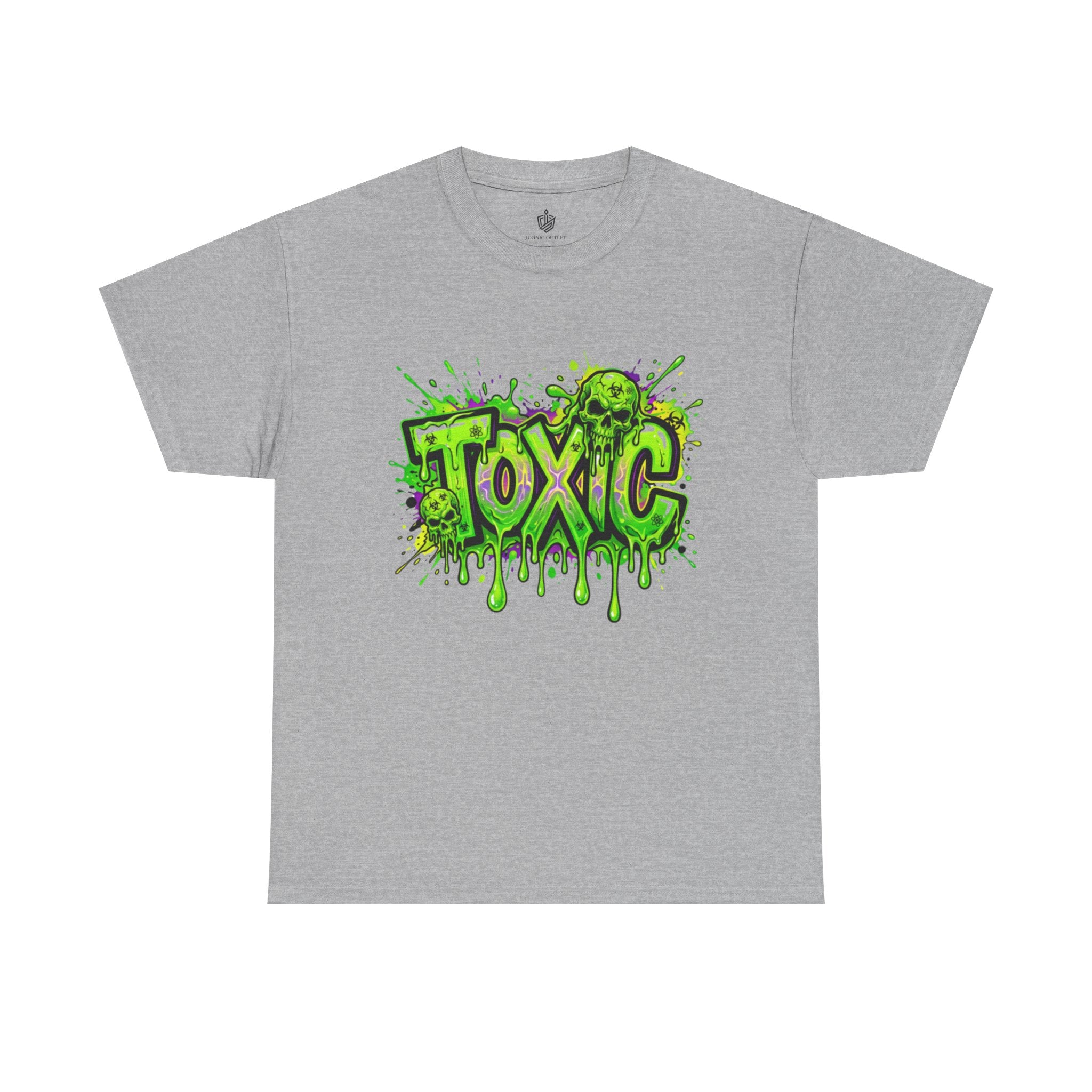 TOXIC Neon Graffiti Drip T-Shirt
