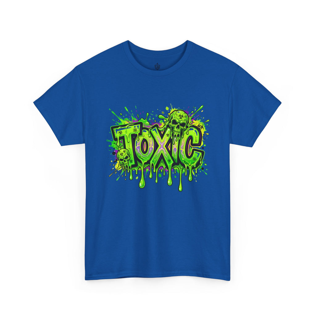 TOXIC Neon Graffiti Drip T-Shirt