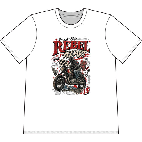 Born to Ride Vintage Biker Tee